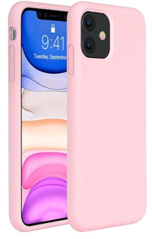 BTH - Hülle für Apple iPhone 11 - Silikonhülle Backcover - Schutzhülle - Dünnes Design Rosa