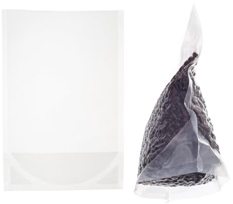Vakuumierbeutel 15x25 cm mit Standboden - 50 Stück, ideal für das Vakuumieren von Flüssigkeiten und voluminösen Lebensmitteln, für alle Vakuumiergeräte, Mikrowellen- und Sous-Vide geeignet