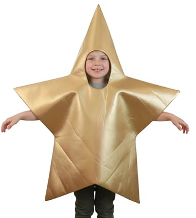 Kinder Stern Weihnachtskostüm - Weihnachtsstern Krippe Weihnachtsmann Kinder Cosplay Verkleidung