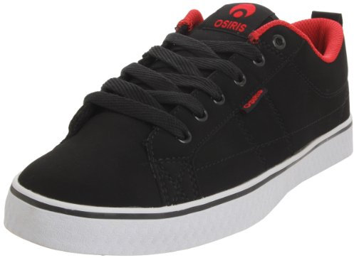 Osiris Herren 45 Skate Schuh, Schwarz (Schwarz/Rot/Schwarz), 37 EU