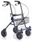 Rollator aus Stahl, 4 Räder, blau, Artikelnummer RP690B