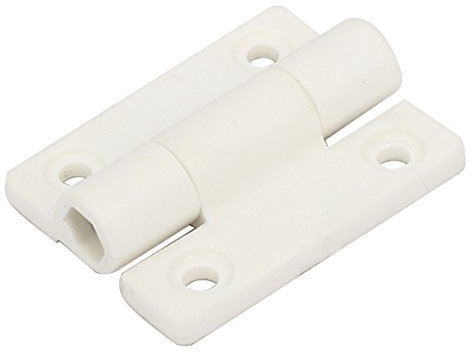 sourcingmap Charnière Porte Placard Armoire 36mmx28mmx9.5mm Force réglable charnière Roulement Blanc