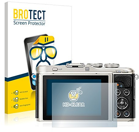 BROTECT 2 Stück Schutzfolie für Olympus PEN E-PL9 Displayschutz Folie Made in Germany, Ultra-Klar