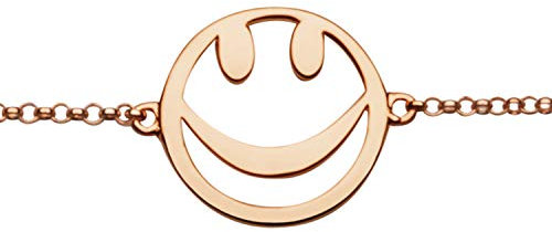 Nana Kay Damen-Armband Smiley Rose 19 cm Länge 925 Sterling Silber