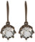 Ohrhänger mit Bergkristall ca. 3,78 ct. Black Rhodium