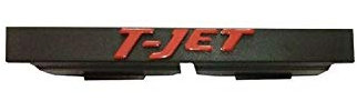 Sigla t jet rosso per griglia paraurti anteriore, compatibile con FIAT GRANDE PUNTO dal 09/2005