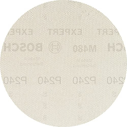 Bosch 50x EXPERT M480 Schleifnetz (für Farbe auf Holz, Hartholz, Ø 125 mm, Körnung 240, Professional Zubehör Exzenterschleifer, Schwingschleifer)