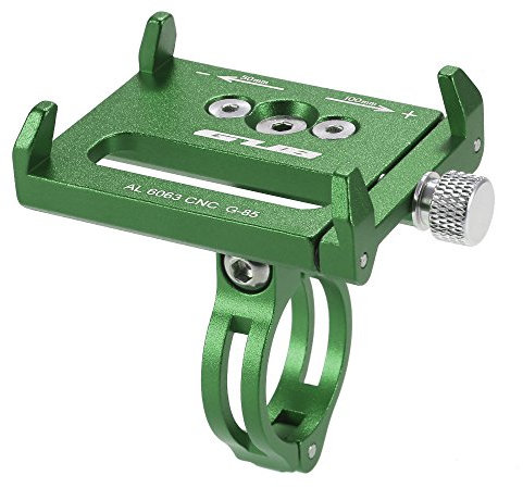 Doorslay Porta Cellulare da Bici MTB - Lega di Alluminio Stabile Adatto per Telefoni da 3,6-6,2Pollici GPS Supporto del Telefono da Bici Regolabile Universale Leggero per Bici da Strada e Corsa