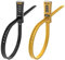 Wanmxinein Onguard Zip 8079 - Lucchetto con cavo, confezione da 2, 56 cm, colore: Nero e Giallo