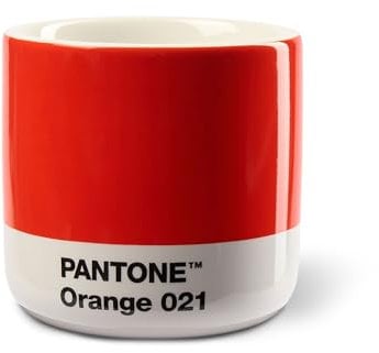 PANTONE Porzellan Macchiato Thermobecher, Orange 021 C 101010021