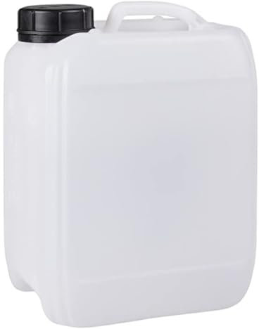 Jerrycanshop Jerrican empilable 5 l UN - Bidon de carburant - Bidon d'eau - Bidon d'essence - Plastique (PEHD) - DIN51 - 5 l - Sans BPA - Naturel