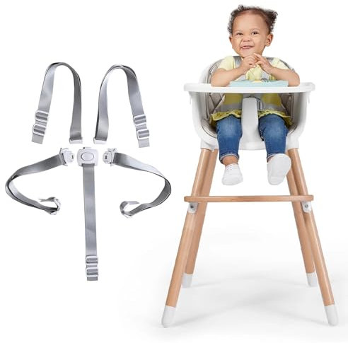 5 Punkt Gurt Sicherheitsgurt,5 Punkt Gurt Kinderwagen Gurt,Sicherheitsgurt für Baby Kinderwagen,Verstellbare Hochstuhl Sicherheitsgurte Gurte,Gurt Kinderwagen,Baby Sicherheitsgurt