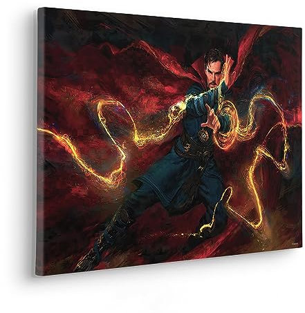 Komar Komar Keilrahmenbild - Doctor Strange Sorcerer Supreme - Größe 30 x 60 cm - Kinderzimmerbild, Wandbild, Kinderzimmer