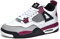 Mevoit Uomo Scarpe da Skate Classiche Air 4 Retro Scarpe da Ginnastica da Lavoro Corsa a Piedi Zapato 3 Viola Bianco 45 EU