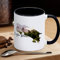 Yelolyio Costa Rica, lustige Kaffeetassen, Landmark, Costa Rica-Karte, Kaffeetasse, Keramiktasse, Teetasse, Tasse mit großem C-Griff, Geschenk für Freundin, Lehrer, Mutter, Vater, 325 ml