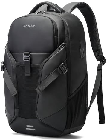 BANGE Travel Laptop Smart Rucksack,Anti -Diebstahl -Reiseverkehrsack mit USB -Anschluss, Business Laptop Rucksack passt 15,6 Zoll Notebook