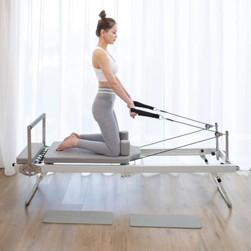 Pilates-Reformer-Maschine, faltbare Pilates-Maschine für Zuhause, geeignet für Anfänger und Fortgeschrittene