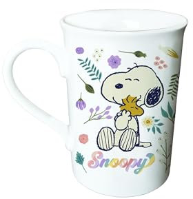 CyP Brands- Snoopy, Taza, Desayunos, Menaje, Tazas Originales, Porcelana, Color Blanco, Producto Oficial