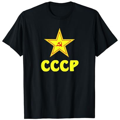 CCCP con martello e falce sovietico Maglietta