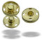 Druckknöpfe zum Aufnähen 20 Paare - S-Feder 8 mm bis 25 mm Druckknopf zum Annähen Snaps Button viele Farben (Gelb, 10 mm)