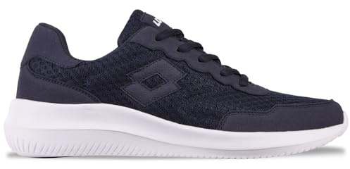 Lotto Relate Unisex Sneaker, Navy/White, 45 EU