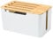 Housoutil Kasten Aus Draht Router-Halter Router- Kordel-Organizer-etui Kabelbinder Für Ladegeräte WLAN-Kabel Steckdosenleiste C Ladekabel Weiß Die Hüften