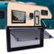 Finestra per roulotte con tenda avvolgibile integrata e zanzariera, protezione per finestrini laterali, camper, roulotte, furgoni,1300 x 600mm