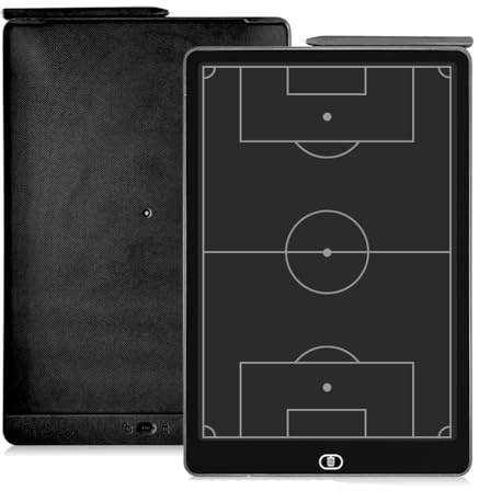 Restikiant Elektronisches Fußball-Trainingsbrett, 16-LCD-Bildschirm, Strategie-Markierungstafel mit Sperrfunktion für Fußball, Vertikaler Fußball