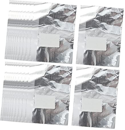 VICASKY 200pcs Nail Polish Remover Wraps Nail Gel Remover Wrap Lint for Home Salon Use