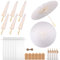 Kklolai Lot de 6 parasols en papier huilé pour mariage, cartes de remerciement, sac à cordon de serrage, parapluie chinois japonais, pour peinture sur papier huilé, pour accessoires de photographie