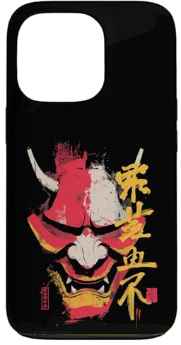 Japanese Oni Mask Case for iPhone 13 Pro