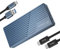 Carcasa SSD 40Gbps con ventilación M.2 NVMe PCIe Carcasa Disco Duro Enclosure 2230/2242/2260/2280 Tipo-C UASP 8TB M-Key,Caja SSD Compatible con Thunderbolt 4/3，USB 3.2/3.1/3.0/2.0 -MP400