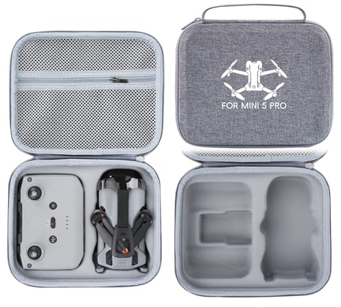 ZJRXM Sac pour drone DJI Mini 5 Pro et contrôleur RC-N3, sac de transport portable compact pour accessoires DJI Mini 5 Pro