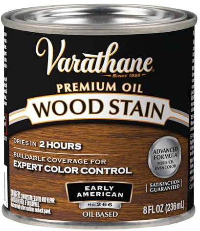 Varathane Rust-Oleum 211806 Wood Stain, Half Pint, Multicolor