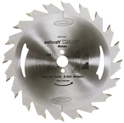 wolfcraft 6455000 HM-Kreissägeblatt, 20 Zähne Ø 127x 12,75x 2,4