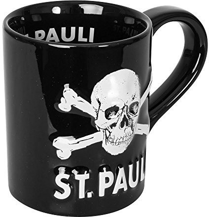 FC St. Pauli Kaffeebecher Totenkopf 3D