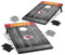 Wild Sports NFL-Cornhole-Set aus MDF-Holz – graues Holz-Design – praktische Tragegriffe und 8 Premium-Sitzsäcke – ideal für Heckklappenpartys