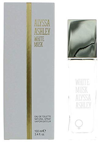 Alyssa Ashley - White Musk Eau de Toilette, Profumo Donna al Muschio Bianco - 100ml