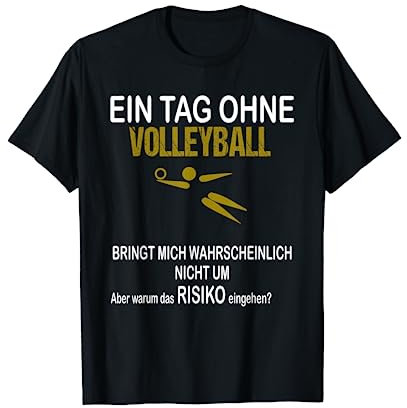 Volleyball Lustige Weihnachtsgeschenk Ideen Advent Shirt T-Shirt