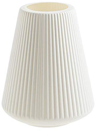 Fenteer Nicht Zerbrechliche Vase Dekoration Desktop Korb Hause Dekoration, Weiß Stil 2