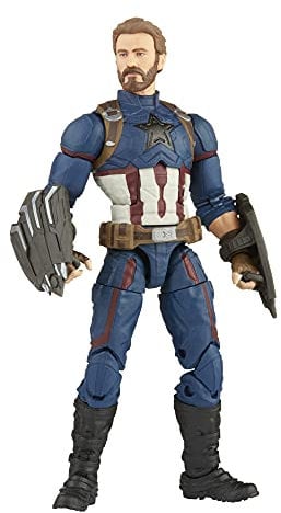 Marvel Hasbro Legends Series 15 cm große Captain America Action-Figur, Charakter aus der Infinity Saga, mit Premium-Design und 5 Accessoires