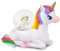 COTA Globa Einhorn Schneekugel Dekor - Rosa Funkeln Regenbogen Figur, Coole Ornament Miniatur für Wohnkultur - 45mm