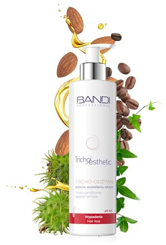 Bandi - Tricho-Conditioner gegen Haarausfall für Männer und Frauen mit Koffein, Vitalstoffen und pflanzlichem Keratin für Haarwachstum, Feuchtigkeit, kräftiges, glänzendes Haar.