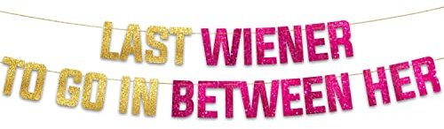 Lustige Girlande, Glitzerbanner Gleicher Pimmel Für Immer, Lustiges Partyzubehör Junggesellinnenabschied, Bachelorette-Party