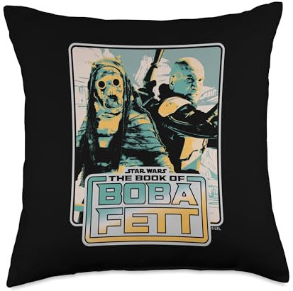 Star Wars Book of Boba Fett Tusken Raider Kissen, Retro-Stil, 45,7 x 45,7 cm, mehrfarbig