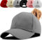 Damen Pferdeschwanz Kappe Baseball Cap Unisex Einstellbare Hohe Unordentliche Bun Ponycap Mit Zöpfen Loch Loop Unisex Herren (Grau)