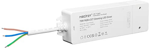 LIGHTEU®, Milight Miboxer 2,4 GHz RGB+CCT RGB Farbtemperatur 2700–6500 K Controller LED Treiber 75 W 24 V CL5 -P75V24