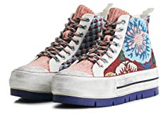 Desigual Damen Shoes_Crush_ROSA 9019 Tutti Fruti Sneaker, Material Finishes, 41 EU