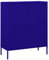 vidaXL Lagerschrank Sideboard Kommode Anrichte Stahlschrank Schrank Beistellschrank Mehrzweckschrank Bücherschrank Standschrank Marineblau 80x35x101,5cm Stahl