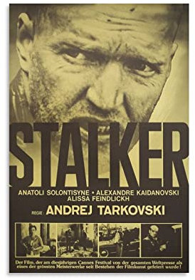 Stalker Classic Movie Poster Canvas Wall Art Prints Poster Photo Picture Painting Posters Room Decor 08x12inch(20x30cm)